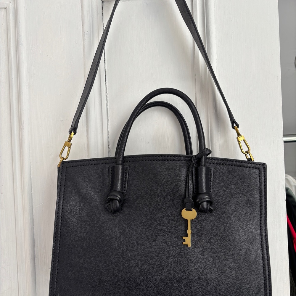 Fossil Leather Handbag